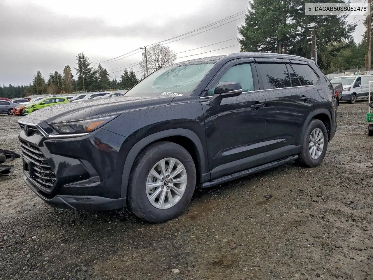 5TDACAB50SS052478 2025 Toyota Grand Highlander Le