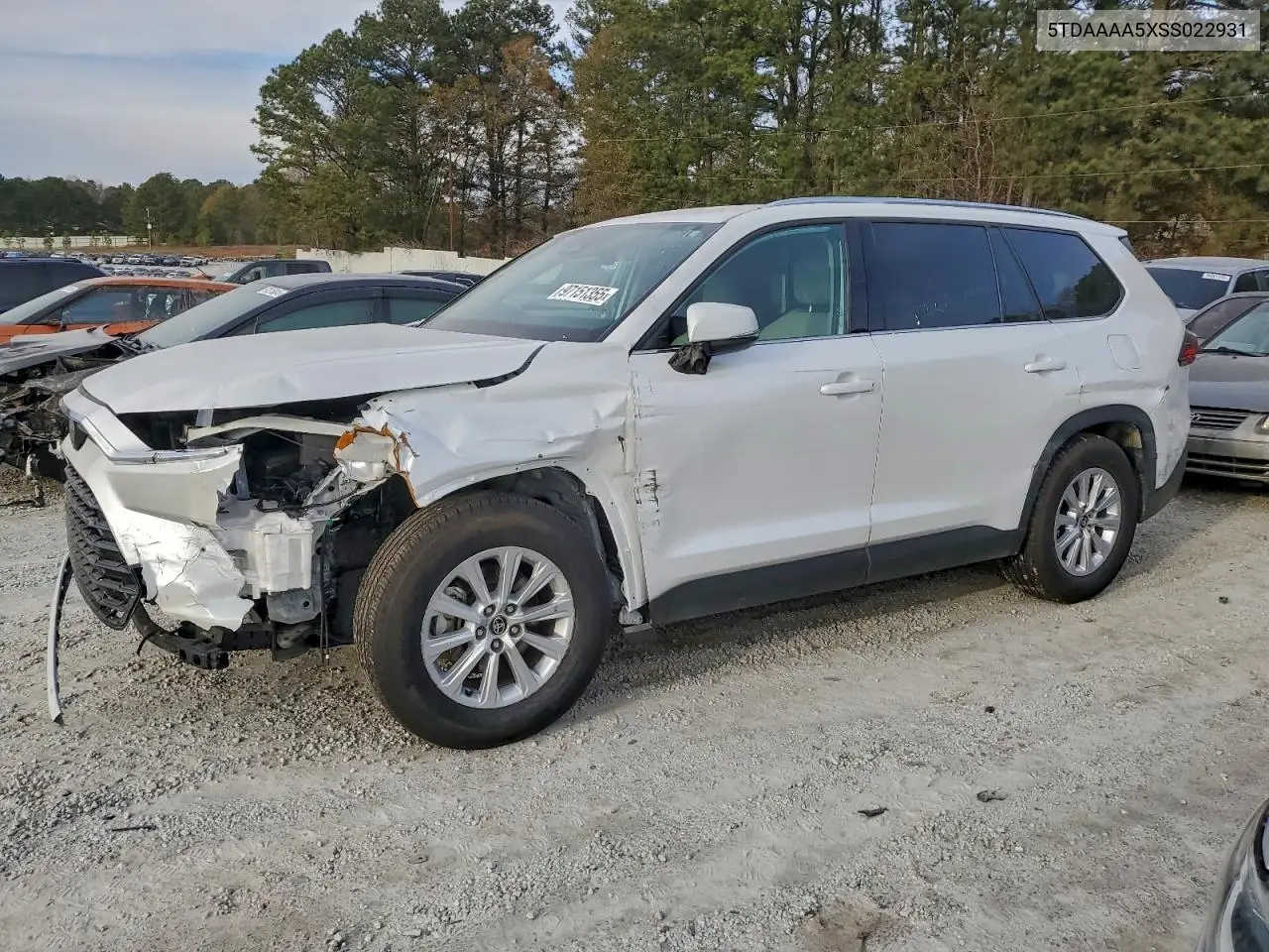 5TDAAAA5XSS022931 2025 Toyota Grand Highlander Le