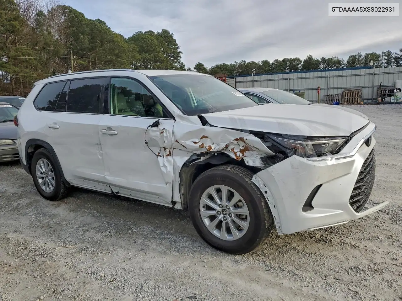 5TDAAAA5XSS022931 2025 Toyota Grand Highlander Le