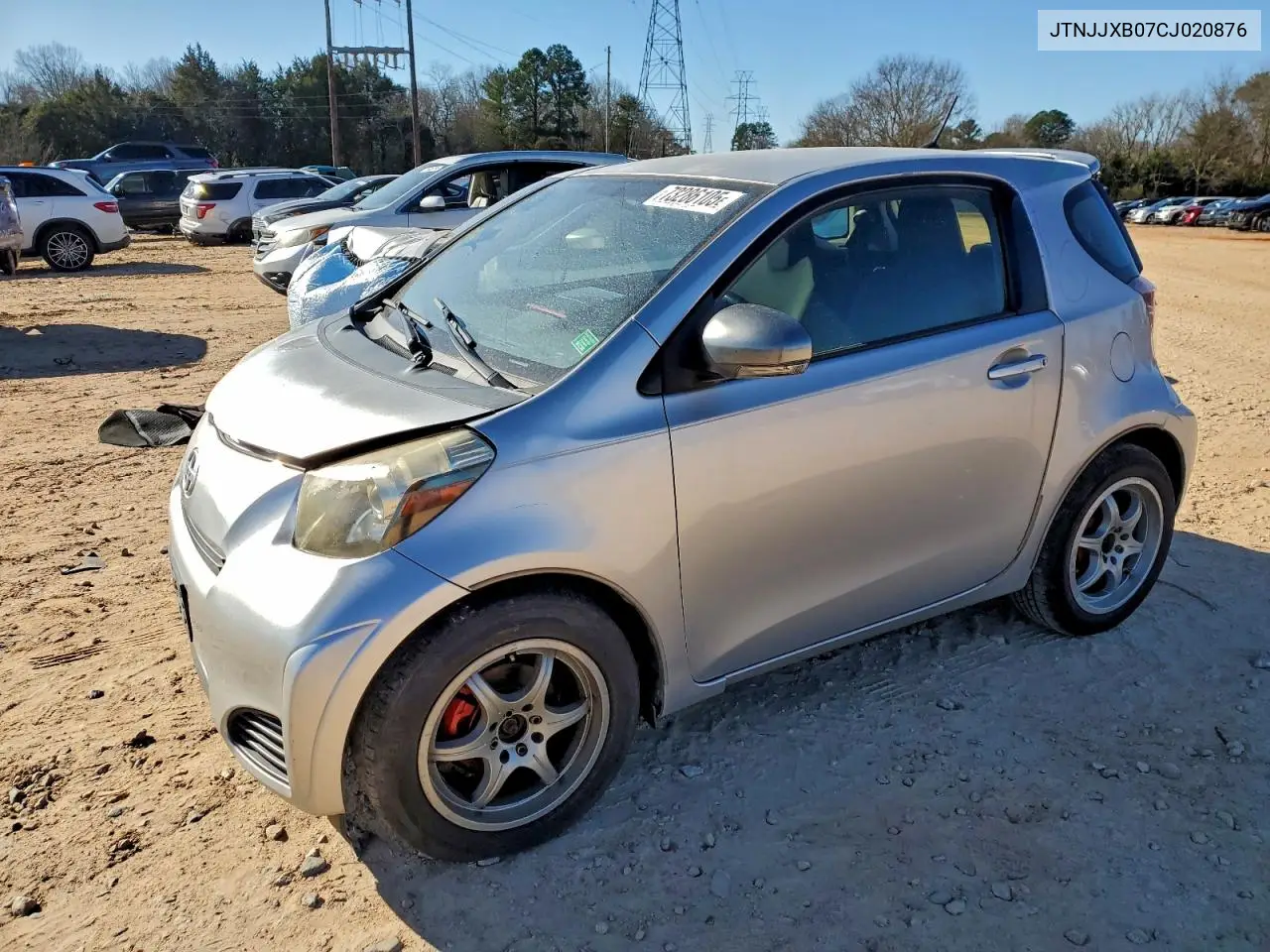 JTNJJXB07CJ020876 2012 Toyota Scion Iq