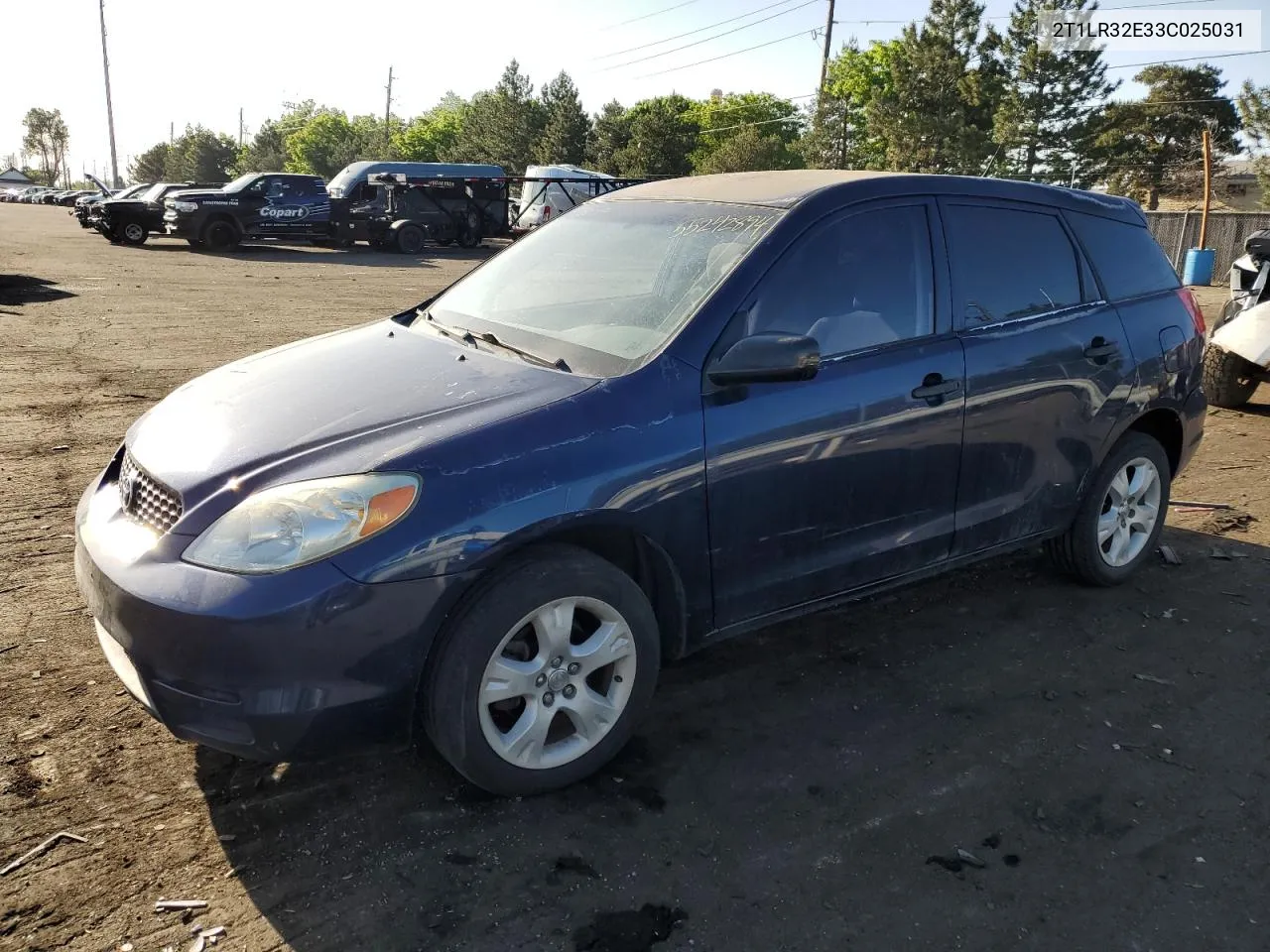 2003 Toyota Corolla Matrix Base VIN: 2T1LR32E33C025031 Lot: 55242894