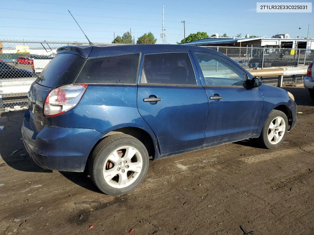 2003 Toyota Corolla Matrix Base VIN: 2T1LR32E33C025031 Lot: 55242894