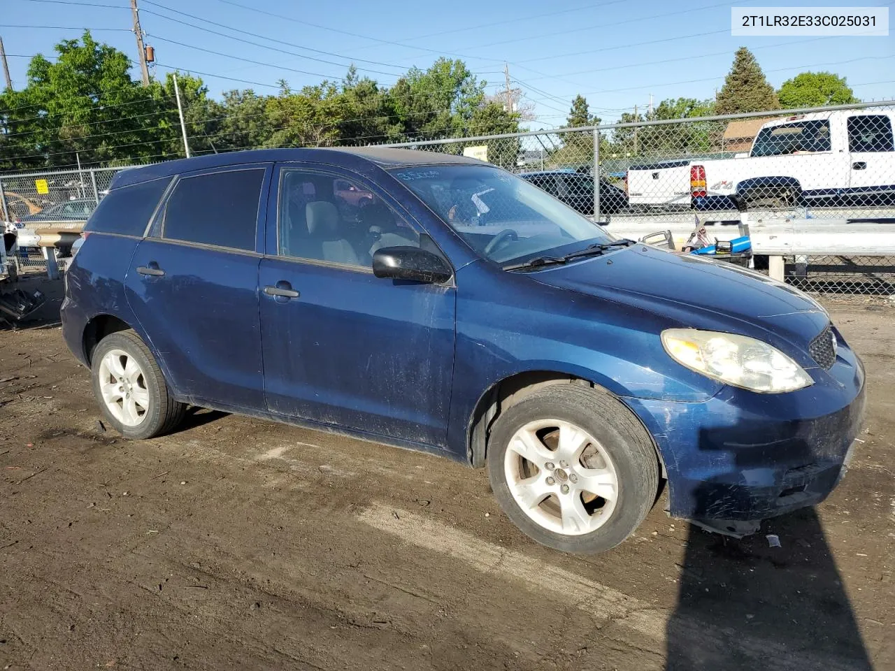 2003 Toyota Corolla Matrix Base VIN: 2T1LR32E33C025031 Lot: 55242894