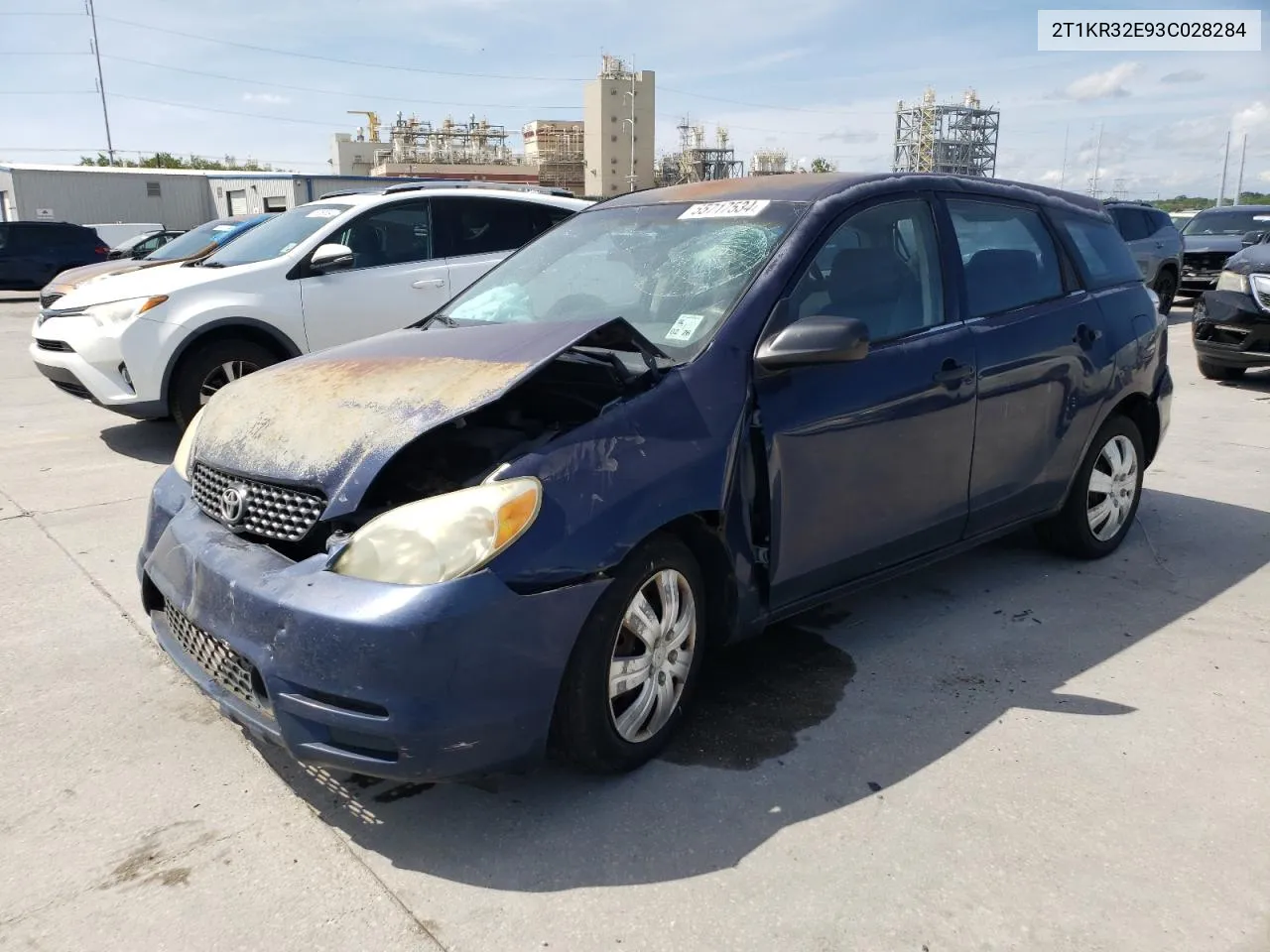 2003 Toyota Corolla Matrix Xr VIN: 2T1KR32E93C028284 Lot: 55717534