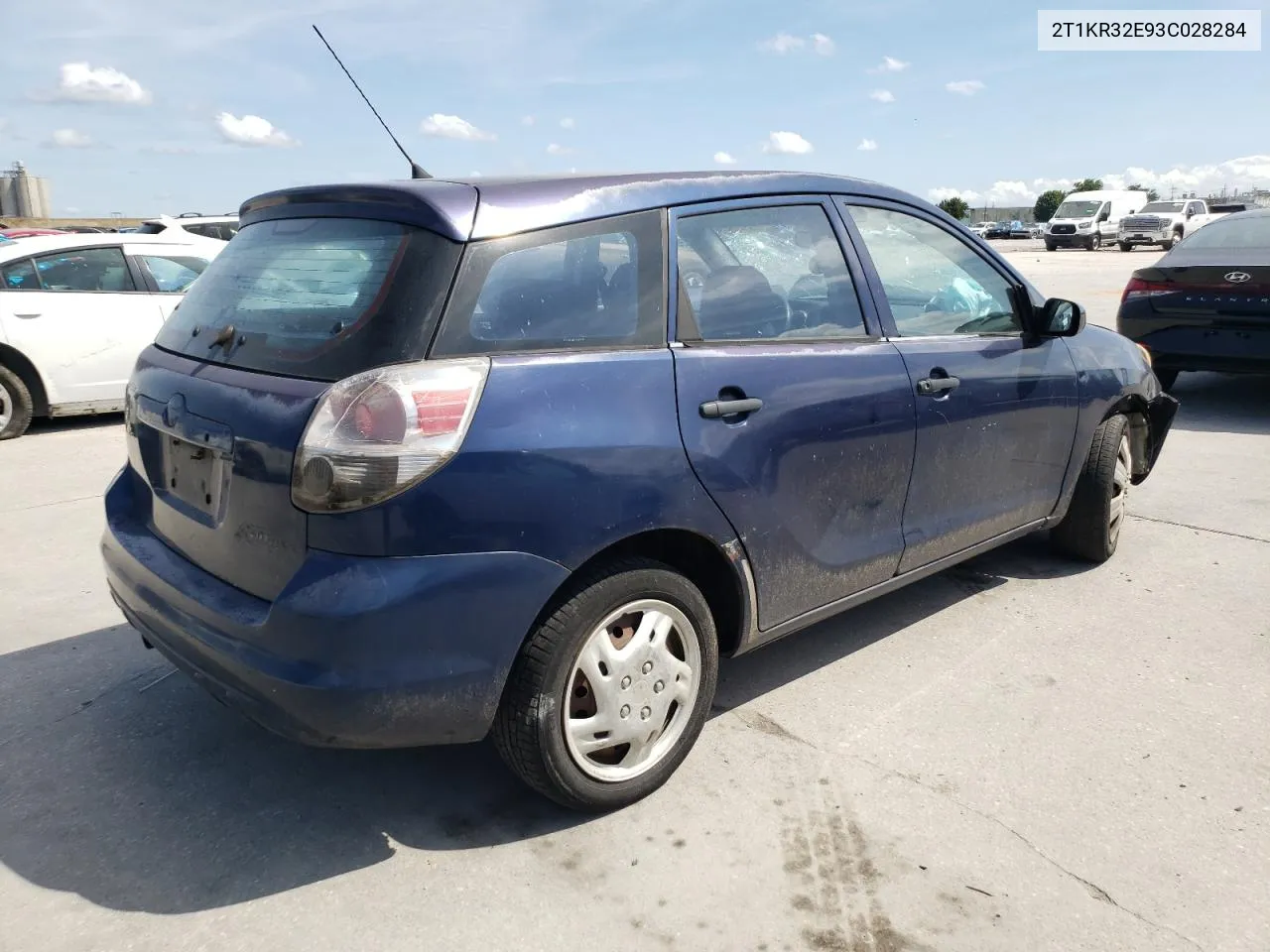 2003 Toyota Corolla Matrix Xr VIN: 2T1KR32E93C028284 Lot: 55717534