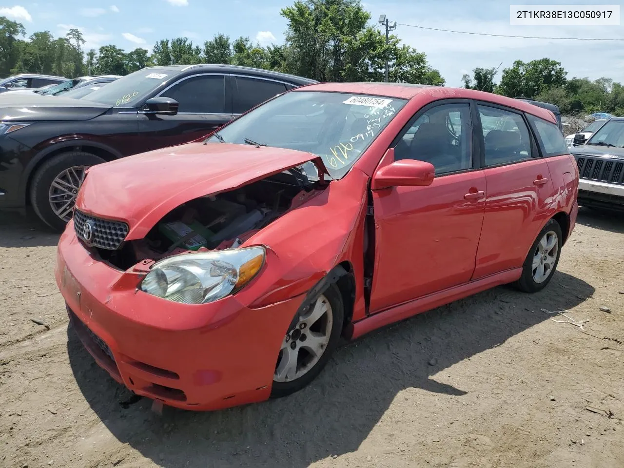 2003 Toyota Corolla Matrix Xr VIN: 2T1KR38E13C050917 Lot: 60480754