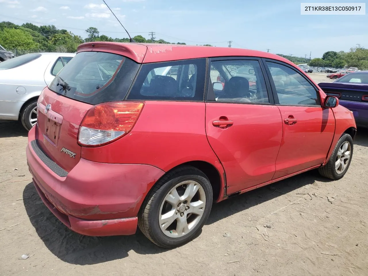 2003 Toyota Corolla Matrix Xr VIN: 2T1KR38E13C050917 Lot: 60480754