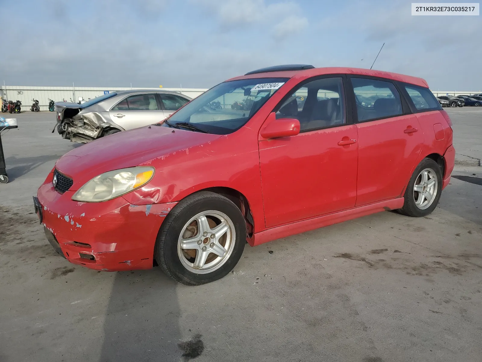 2003 Toyota Corolla Matrix Xr VIN: 2T1KR32E73C035217 Lot: 64907504