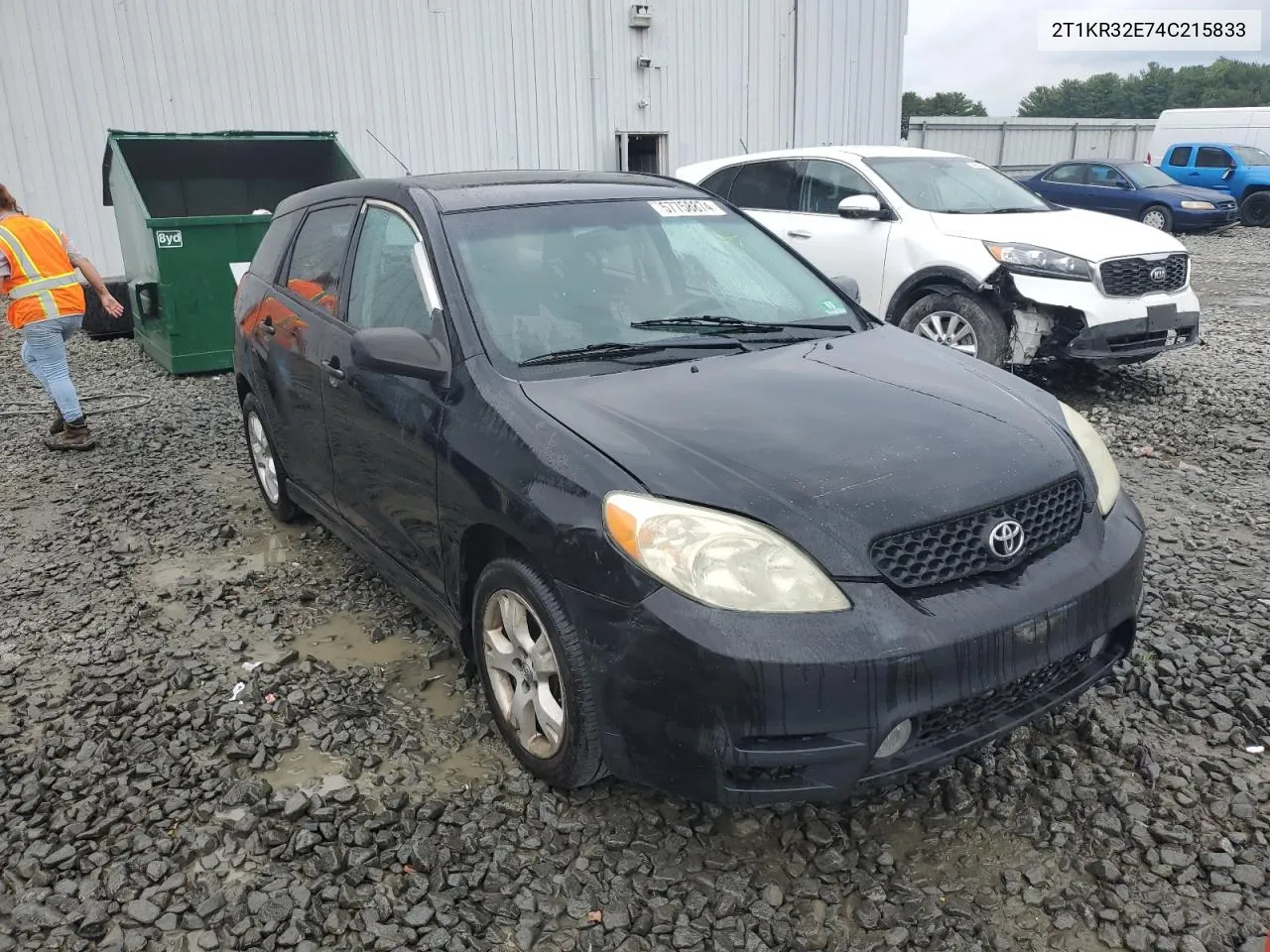 2004 Toyota Corolla Matrix Xr VIN: 2T1KR32E74C215833 Lot: 57758874