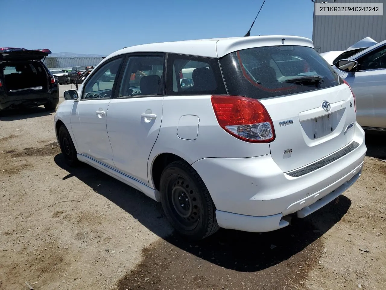 2004 Toyota Corolla Matrix Xr VIN: 2T1KR32E94C242242 Lot: 58721174