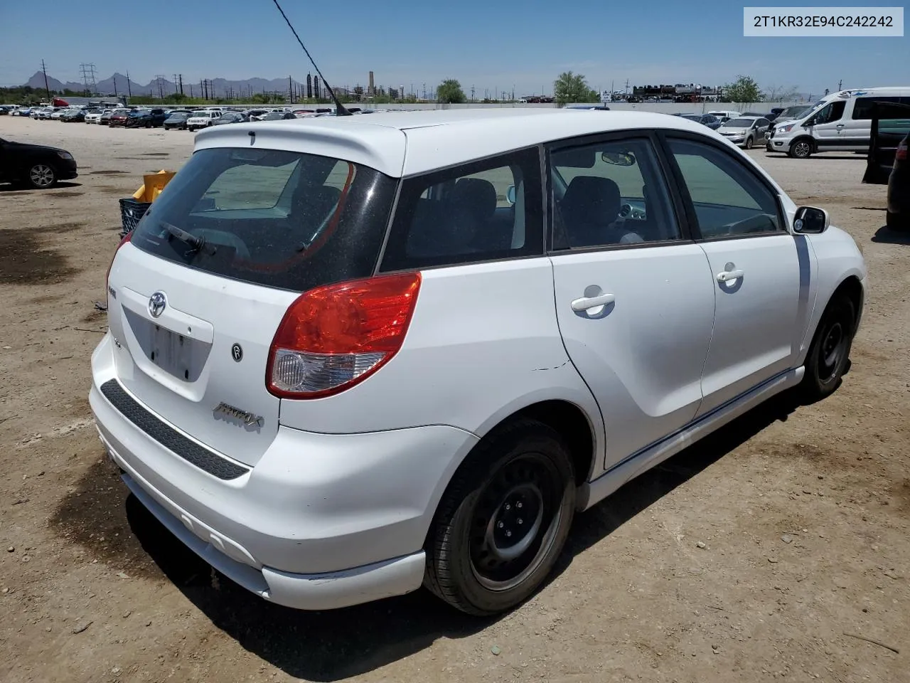 2004 Toyota Corolla Matrix Xr VIN: 2T1KR32E94C242242 Lot: 58721174