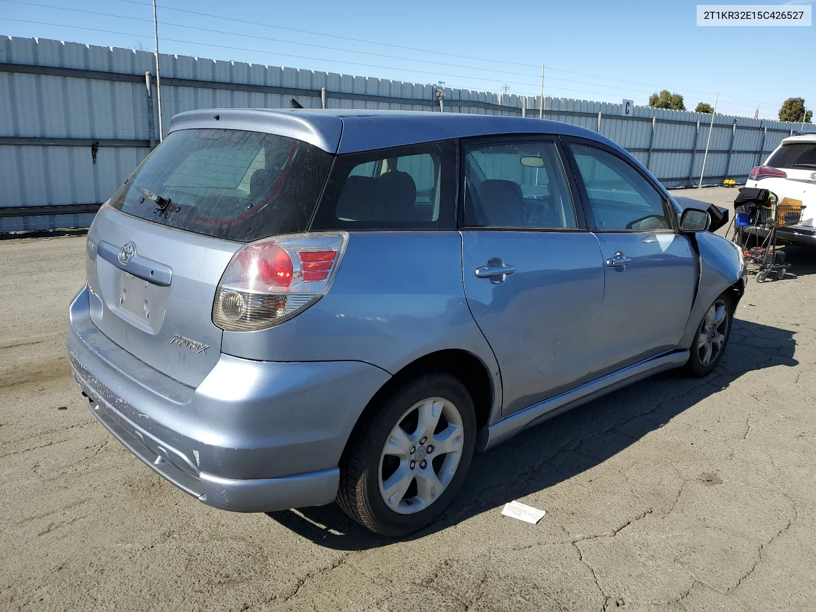 2005 Toyota Corolla Matrix Xr VIN: 2T1KR32E15C426527 Lot: 65084094