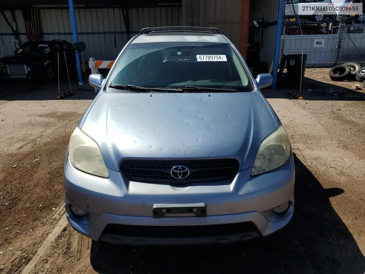 2005 Toyota Matrix Sw VIN: 2T1KR38E05C508653 Lot: 67789754