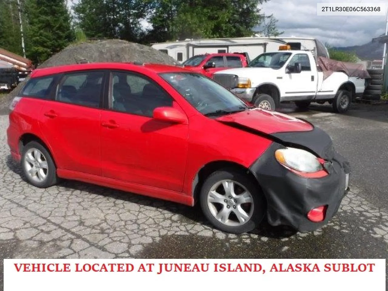 2006 Toyota Corolla Matrix Base VIN: 2T1LR30E06C563368 Lot: 57980194