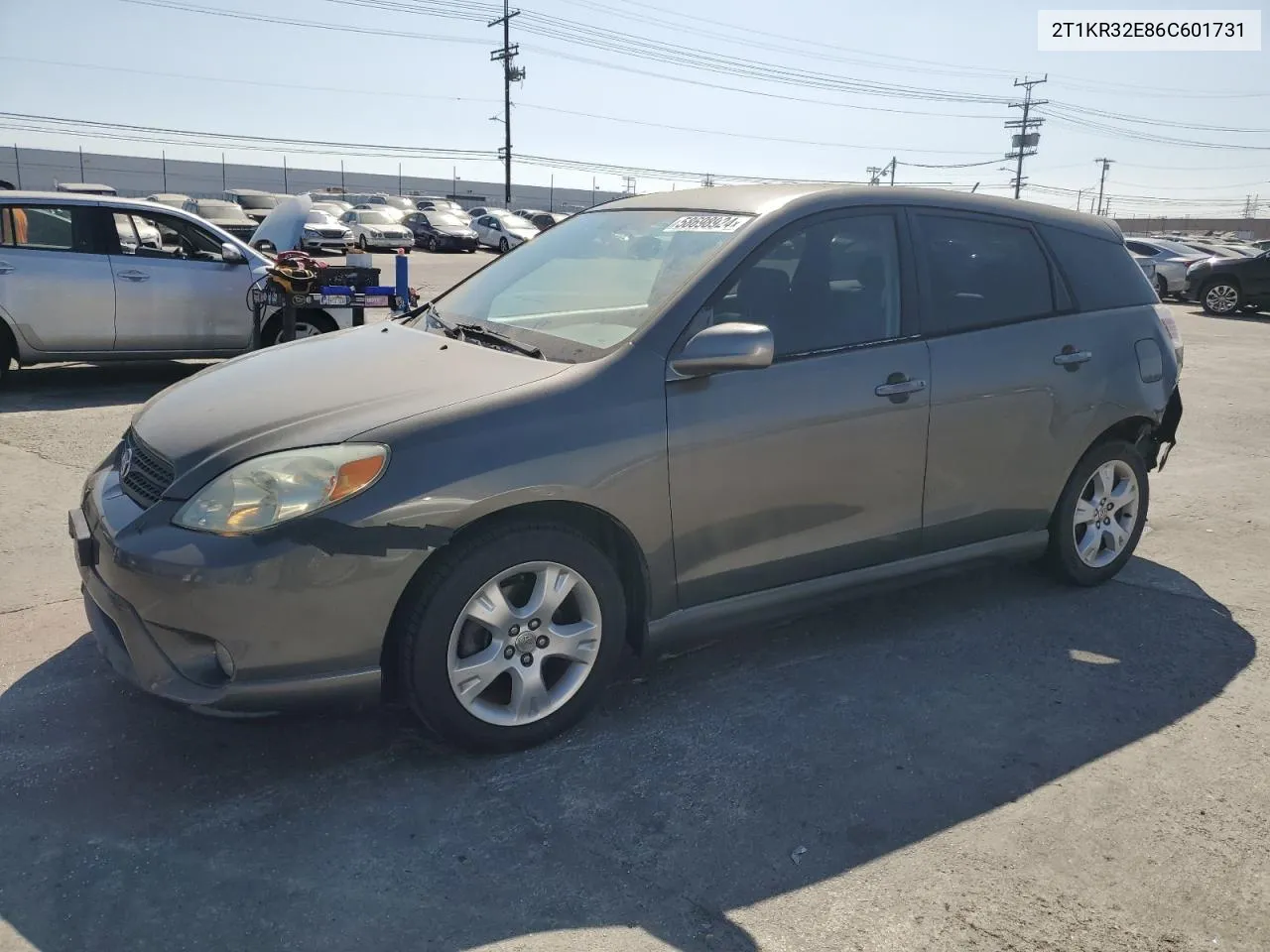 2006 Toyota Corolla Matrix Xr VIN: 2T1KR32E86C601731 Lot: 58698924