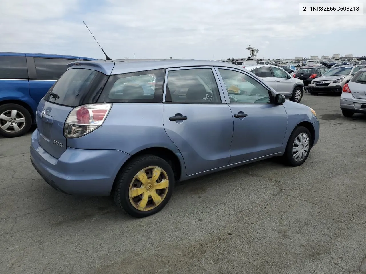 2006 Toyota Corolla Matrix Xr VIN: 2T1KR32E66C603218 Lot: 71896484