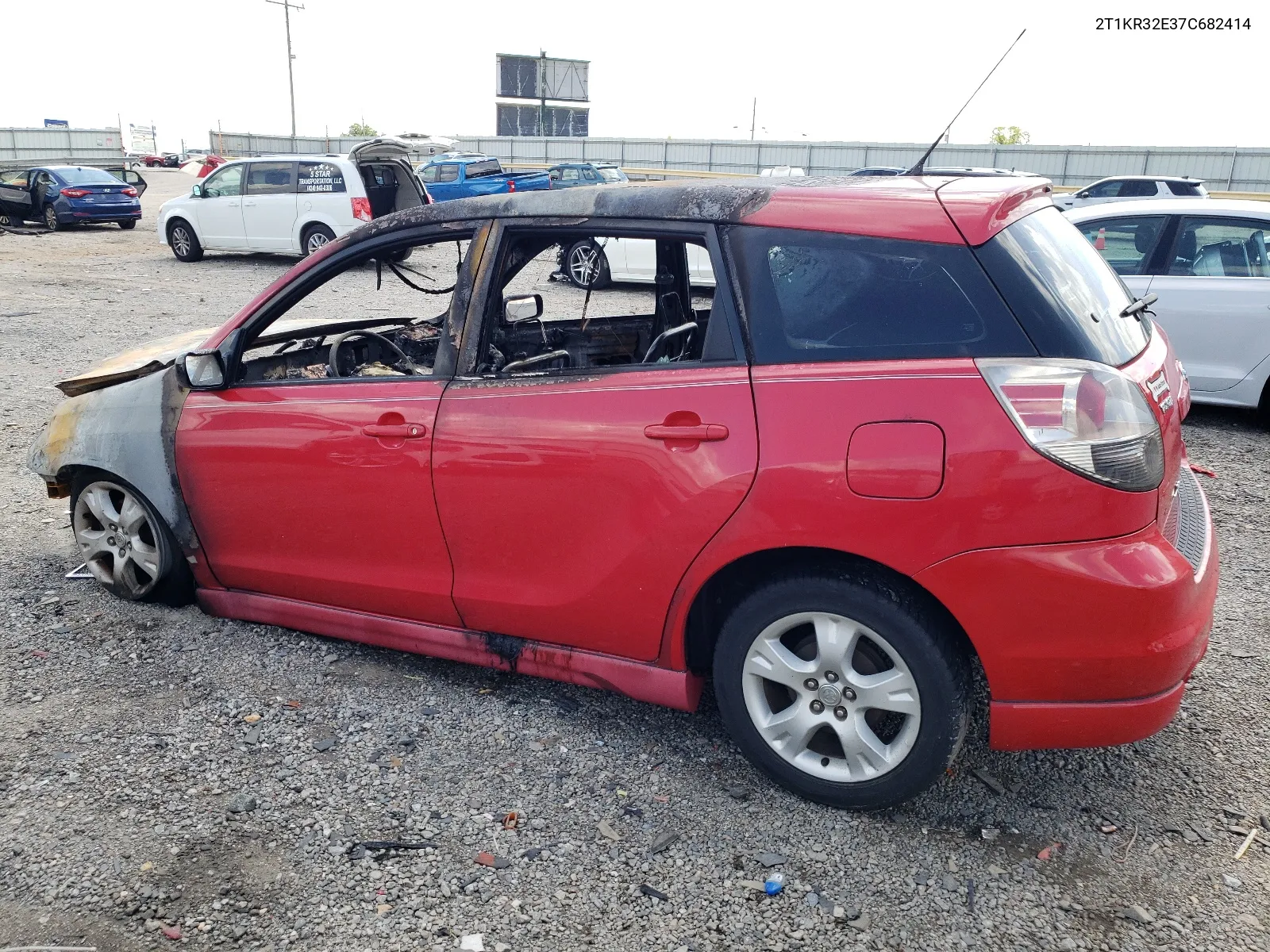 2007 Toyota Corolla Matrix Xr VIN: 2T1KR32E37C682414 Lot: 64319434