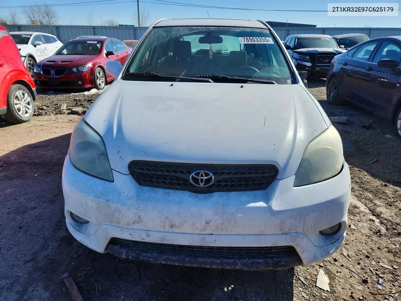 2007 Toyota Matrix Xr VIN: 2T1KR32E97C625179 Lot: 78903355