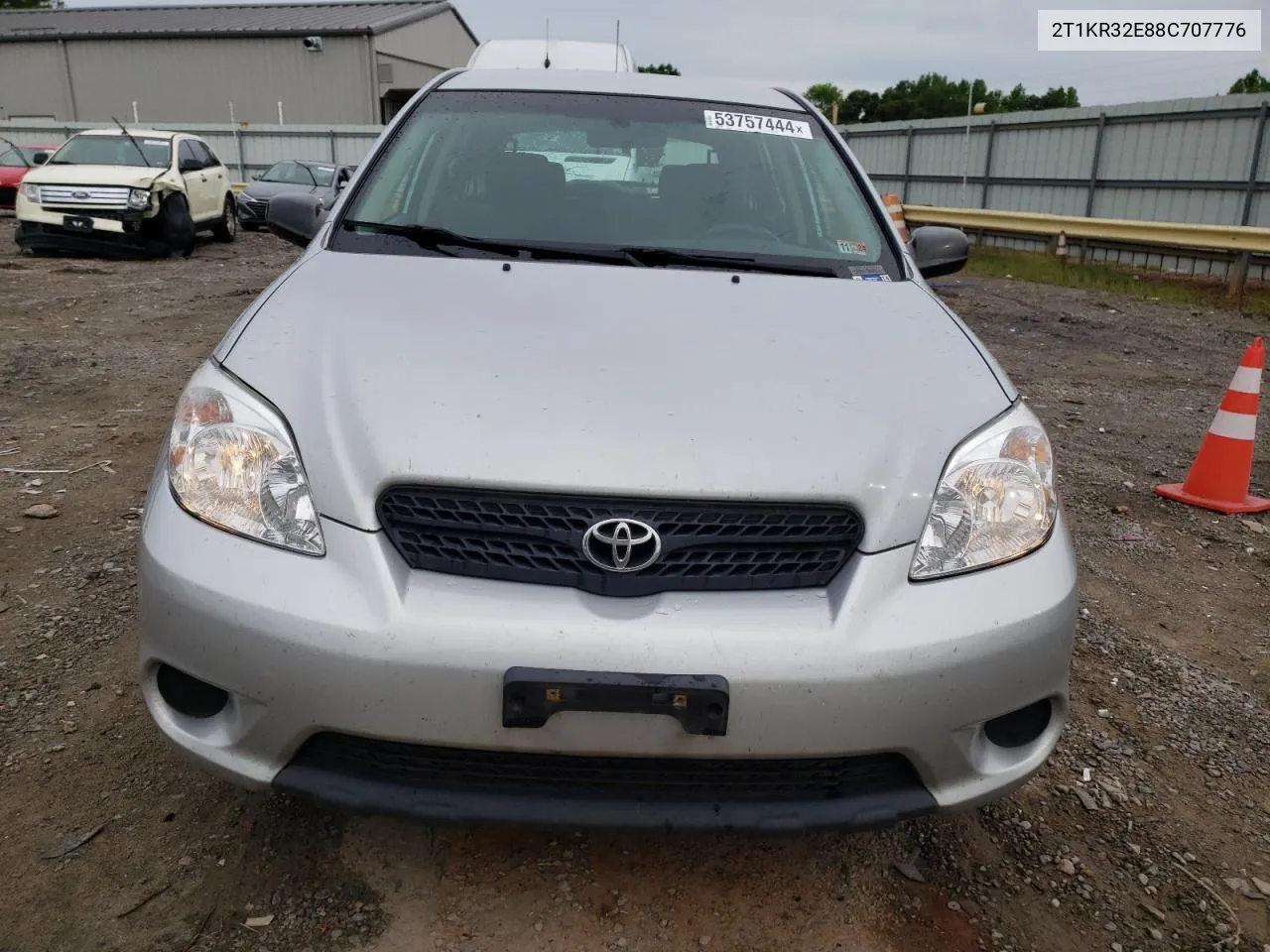 2008 Toyota Corolla Matrix Xr VIN: 2T1KR32E88C707776 Lot: 53757444