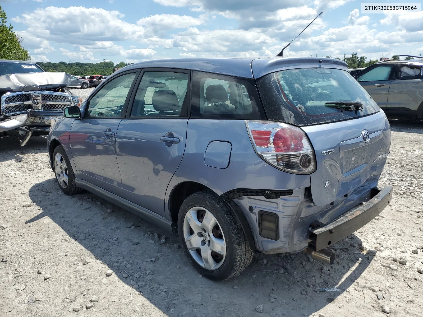 2008 Toyota Corolla Matrix Xr VIN: 2T1KR32E58C715964 Lot: 63542804