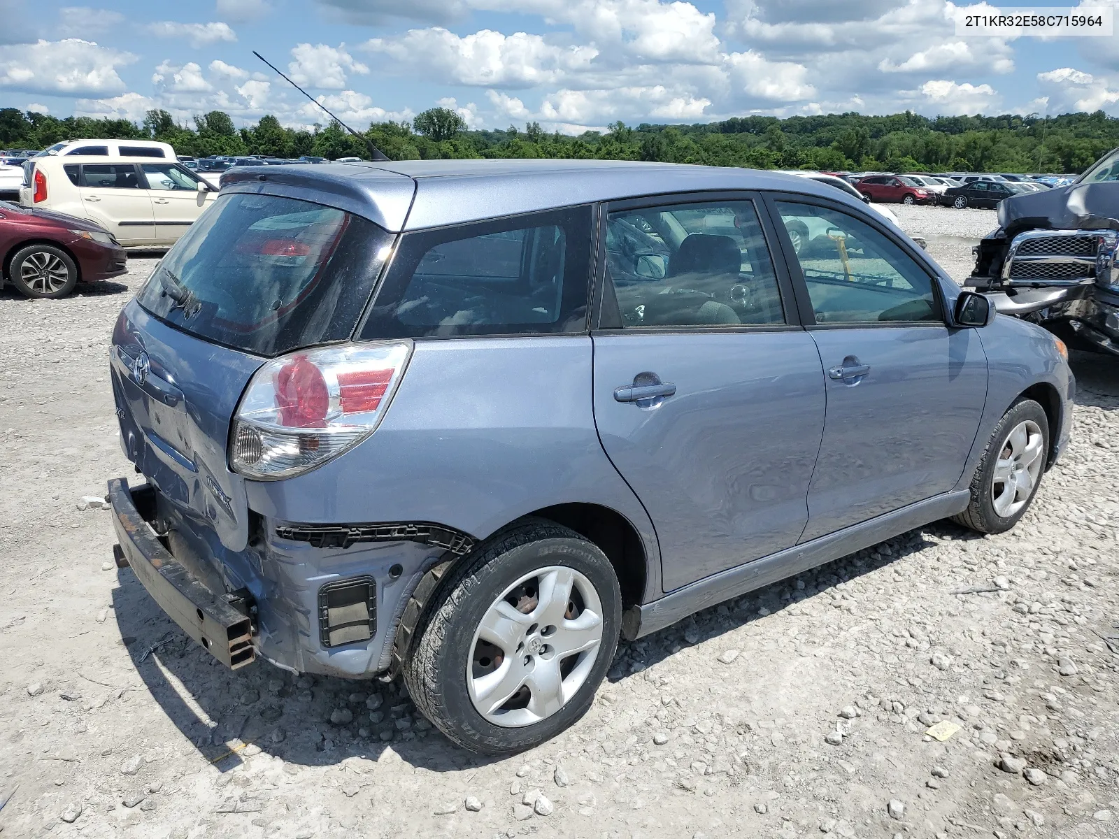 2008 Toyota Corolla Matrix Xr VIN: 2T1KR32E58C715964 Lot: 63542804