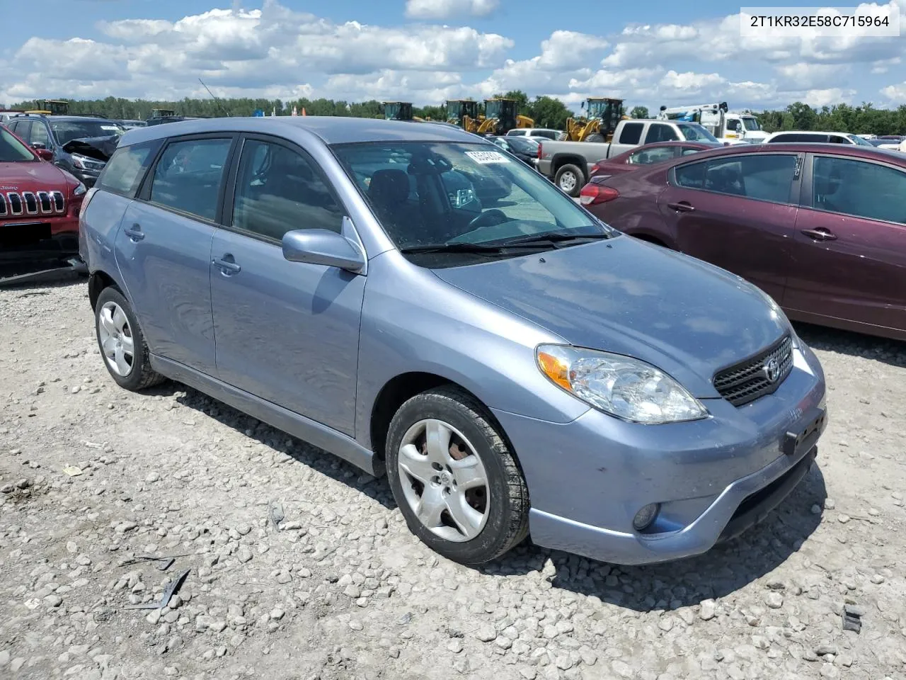 2008 Toyota Corolla Matrix Xr VIN: 2T1KR32E58C715964 Lot: 63542804