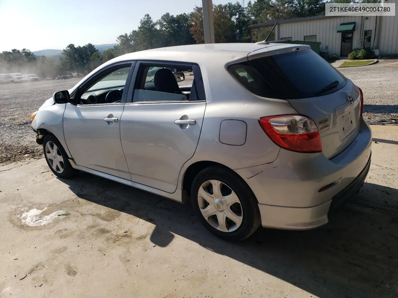 2009 Toyota Corolla Matrix S VIN: 2T1KE40E49C004780 Lot: 68380824