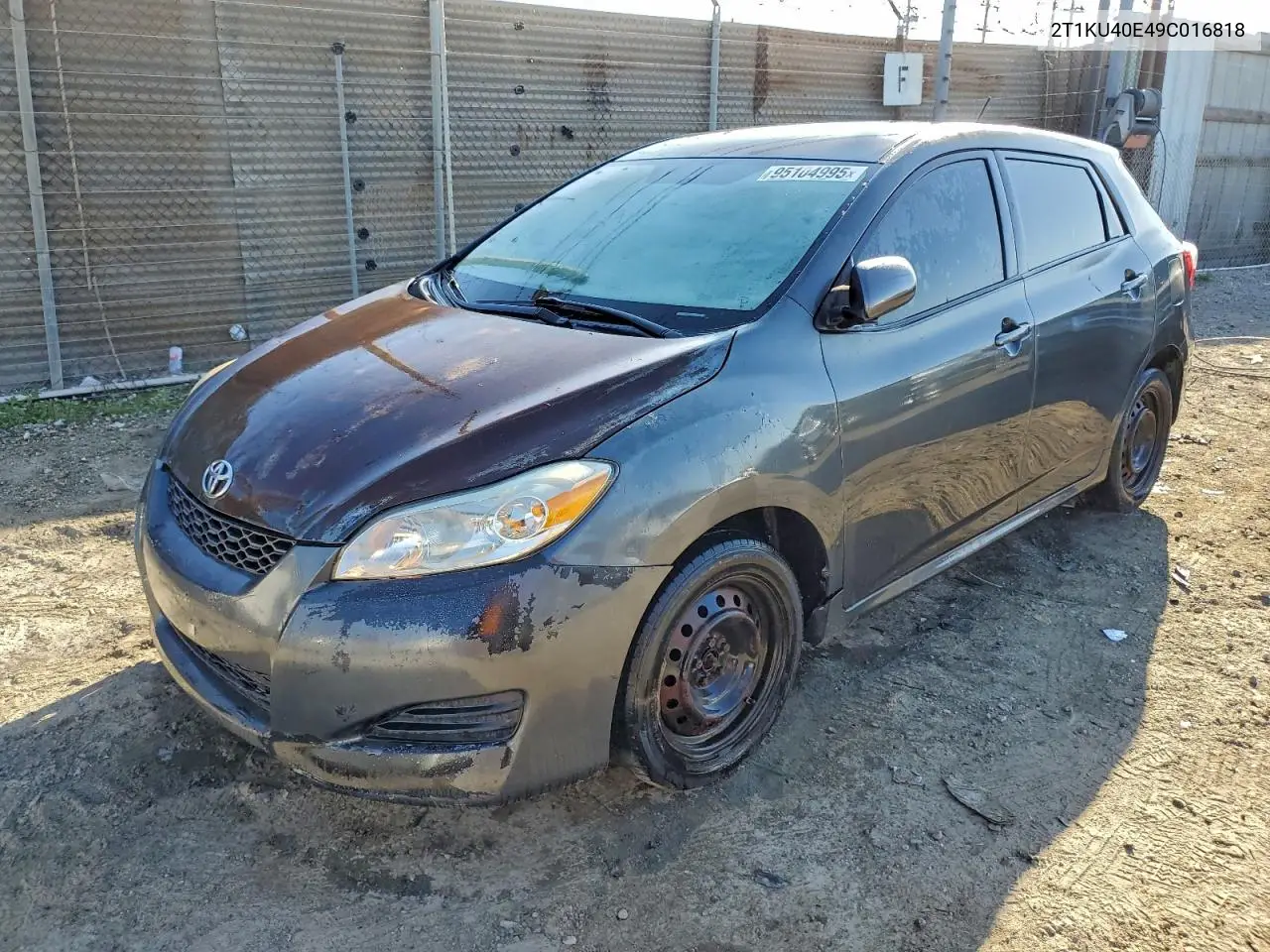 2T1KU40E49C016818 2009 Toyota Corolla Matrix