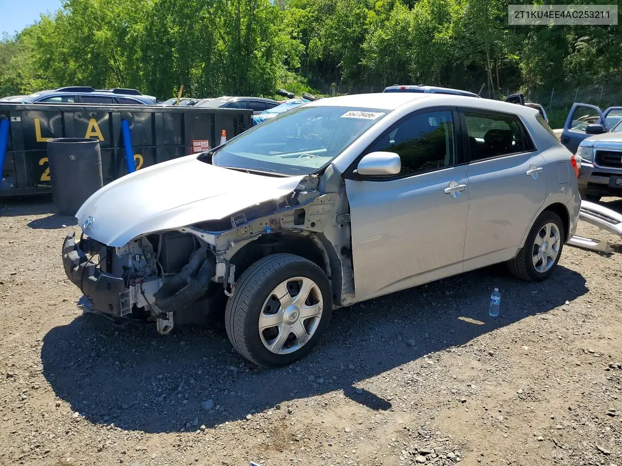 2010 Toyota Matrix Base VIN: 2T1KU4EE4AC253211 Lot: 56478486
