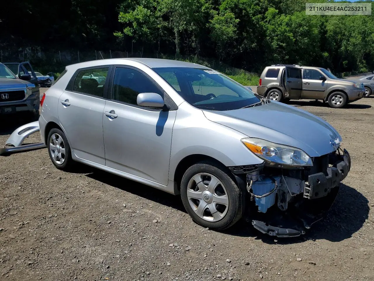 2010 Toyota Matrix Base VIN: 2T1KU4EE4AC253211 Lot: 56478486