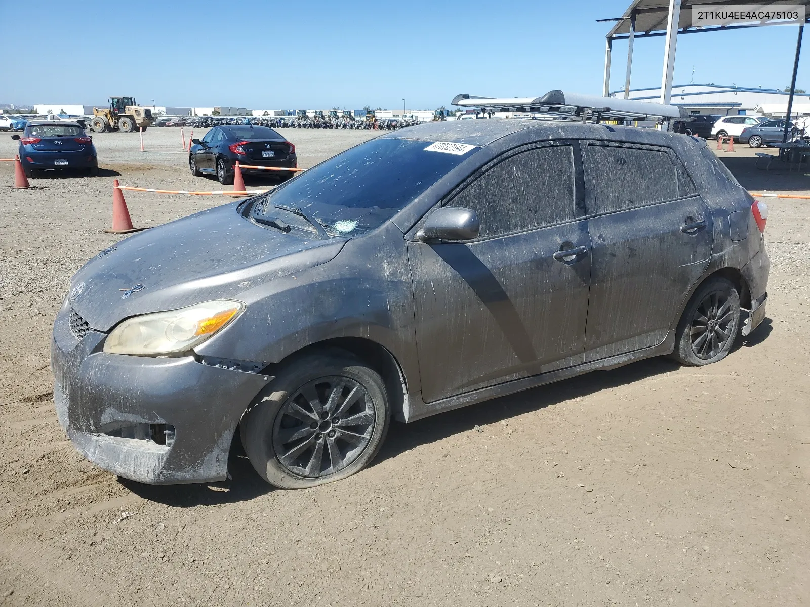 2010 Toyota Corolla Matrix VIN: 2T1KU4EE4AC475103 Lot: 67032594