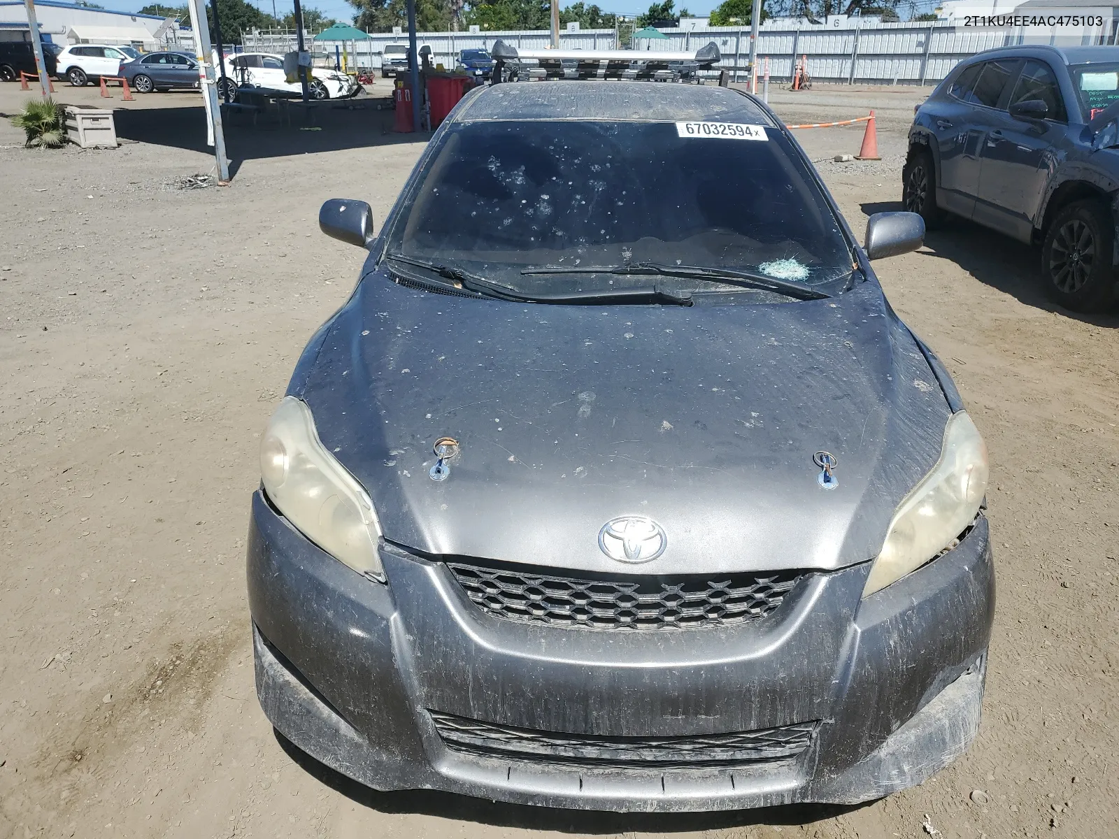 2010 Toyota Corolla Matrix VIN: 2T1KU4EE4AC475103 Lot: 67032594