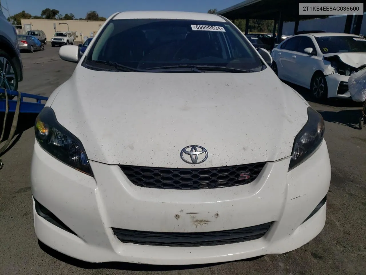 2010 Toyota Corolla Matrix S VIN: 2T1KE4EE8AC036600 Lot: 69990534