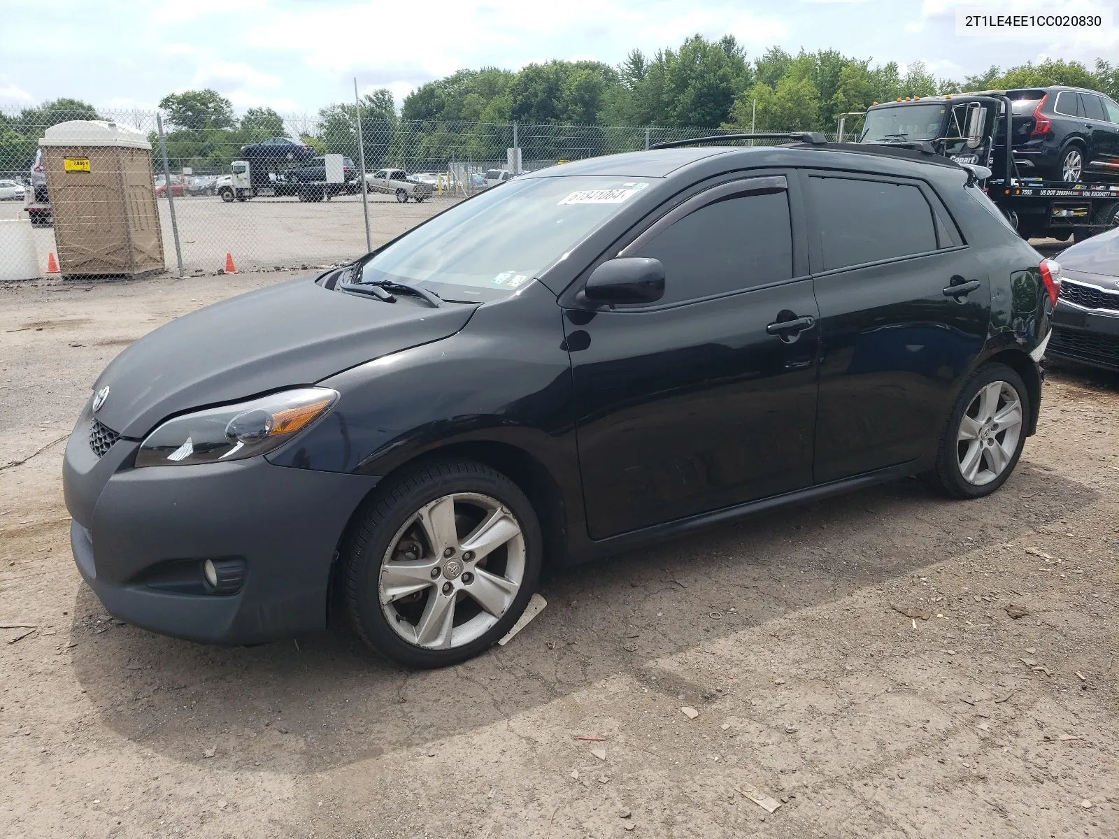 2012 Toyota Corolla Matrix S VIN: 2T1LE4EE1CC020830 Lot: 61841064