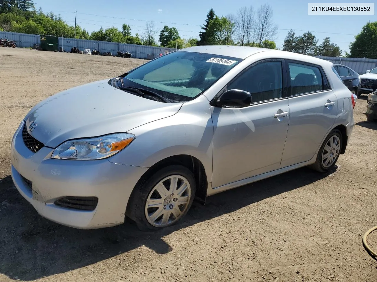 2014 Toyota Matrix Base VIN: 2T1KU4EEXEC130552 Lot: 57155464