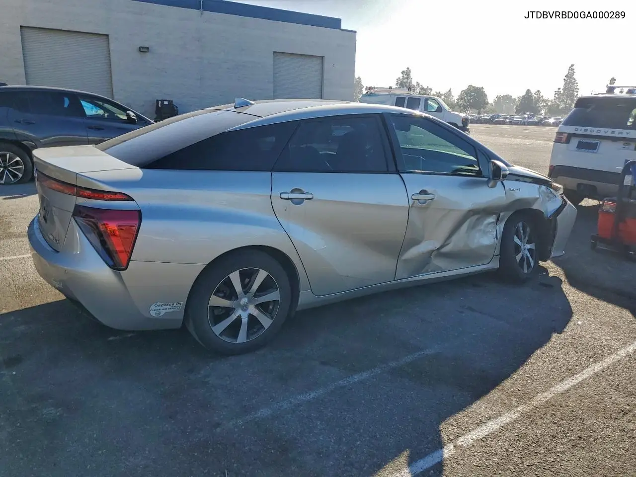 JTDBVRBD0GA000289 2016 Toyota Mirai