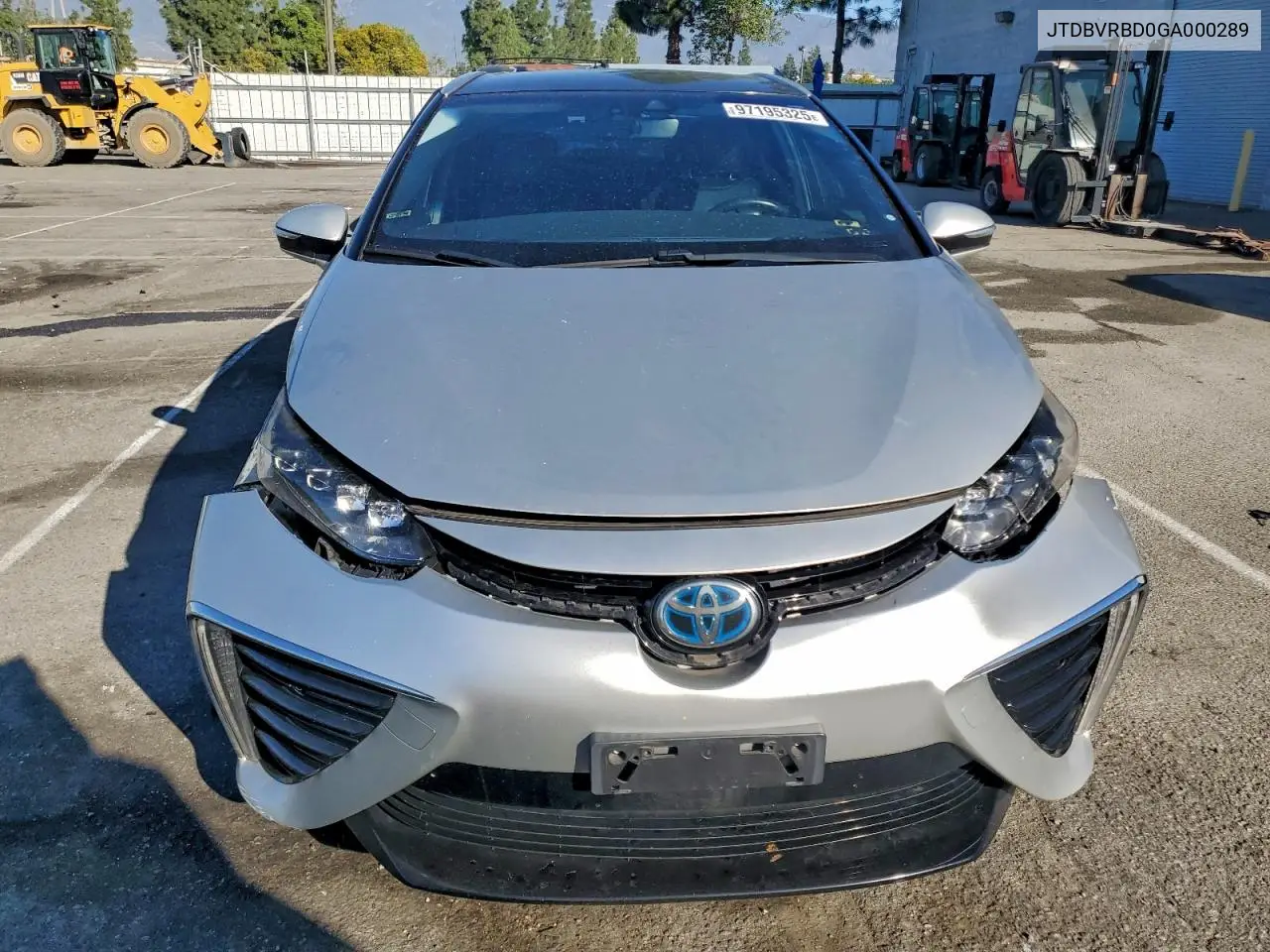 JTDBVRBD0GA000289 2016 Toyota Mirai