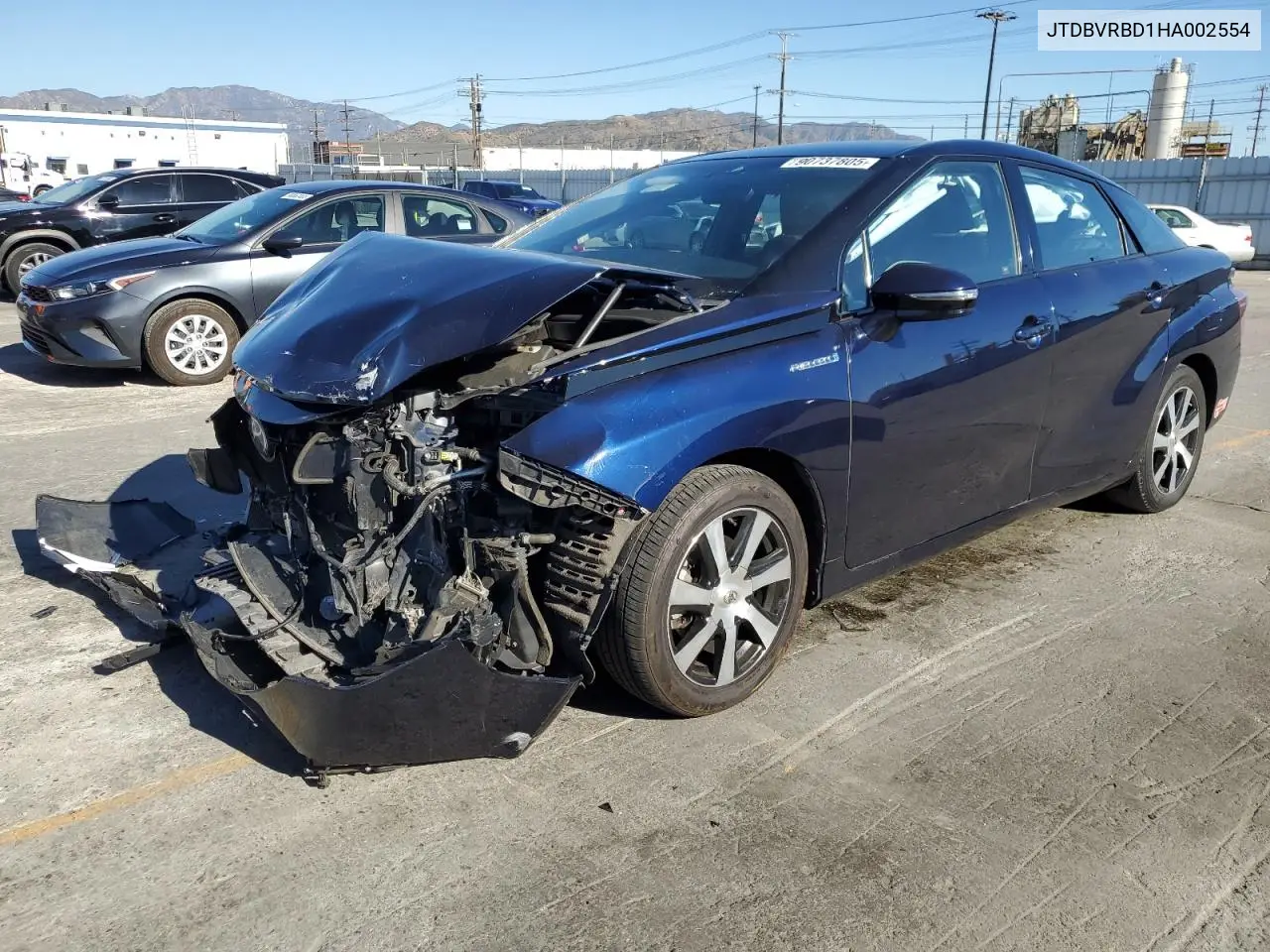 JTDBVRBD1HA002554 2017 Toyota Mirai