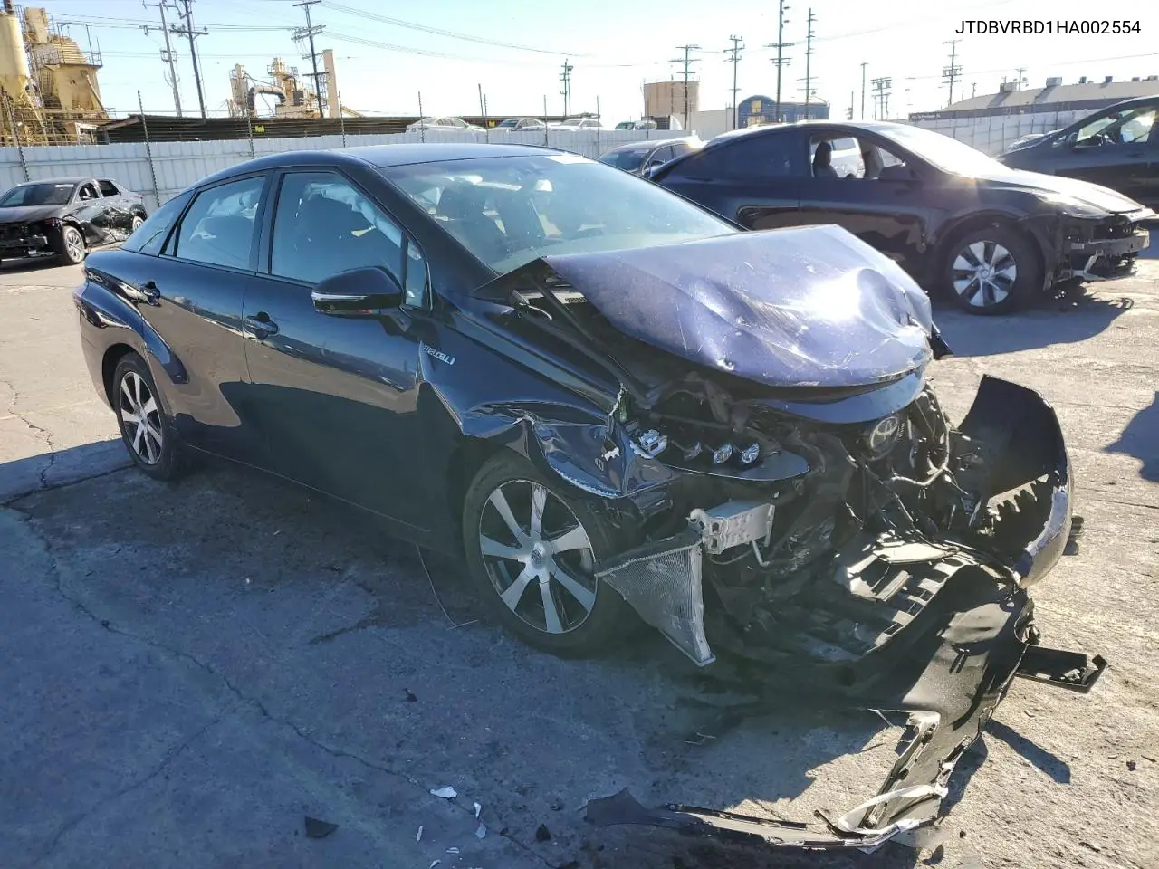 JTDBVRBD1HA002554 2017 Toyota Mirai