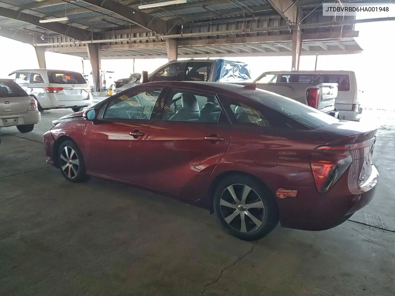 JTDBVRBD6HA001948 2017 Toyota Mirai