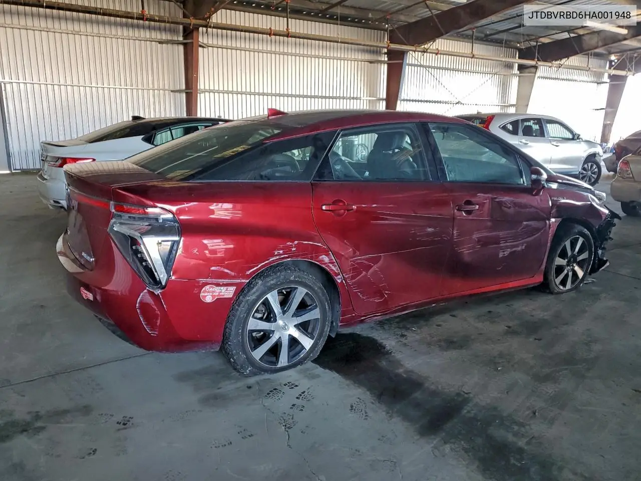 JTDBVRBD6HA001948 2017 Toyota Mirai