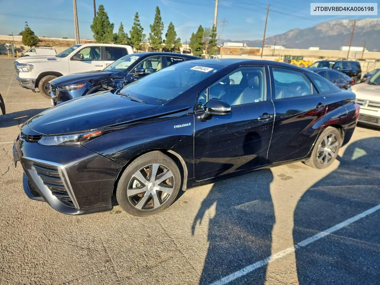 JTDBVRBD4KA006198 2019 Toyota Mirai