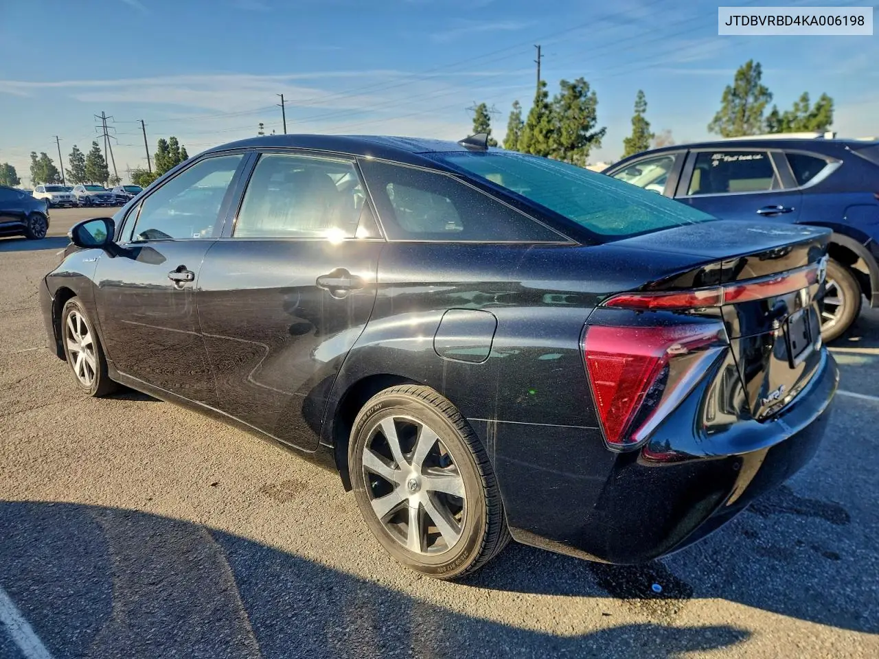 JTDBVRBD4KA006198 2019 Toyota Mirai
