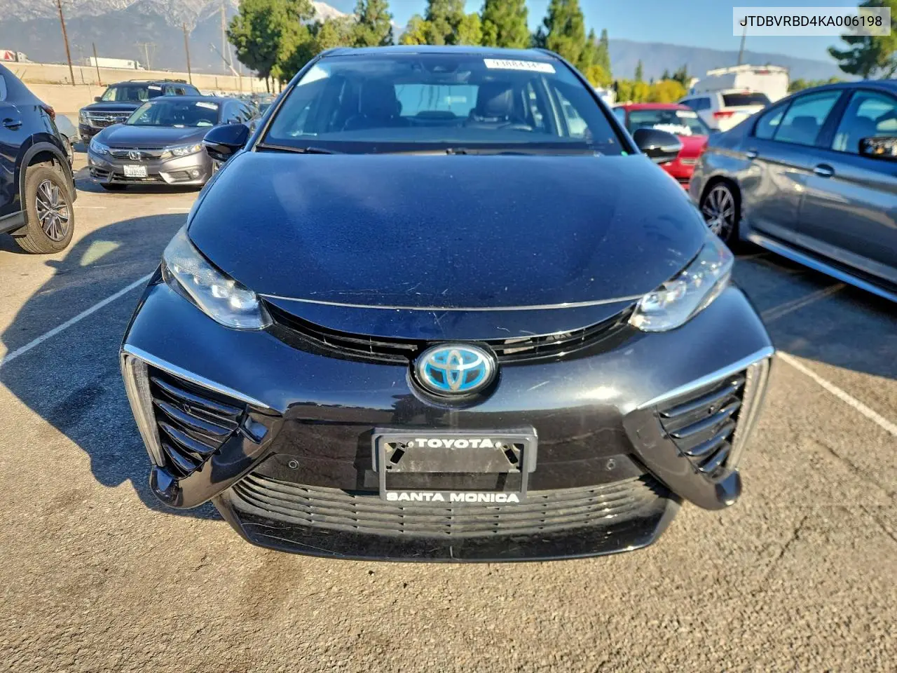 JTDBVRBD4KA006198 2019 Toyota Mirai