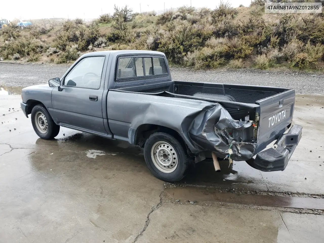 4TARN81A9NZ012855 1992 Toyota Pickup 1/2 Ton Short Wheelbase Stb