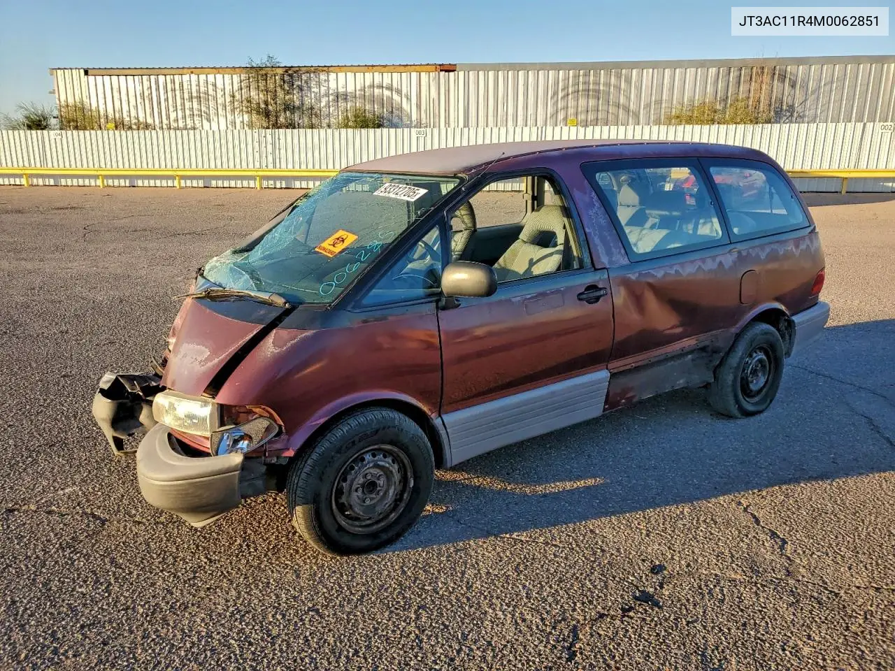 JT3AC11R4M0062851 1991 Toyota Previa Dlx