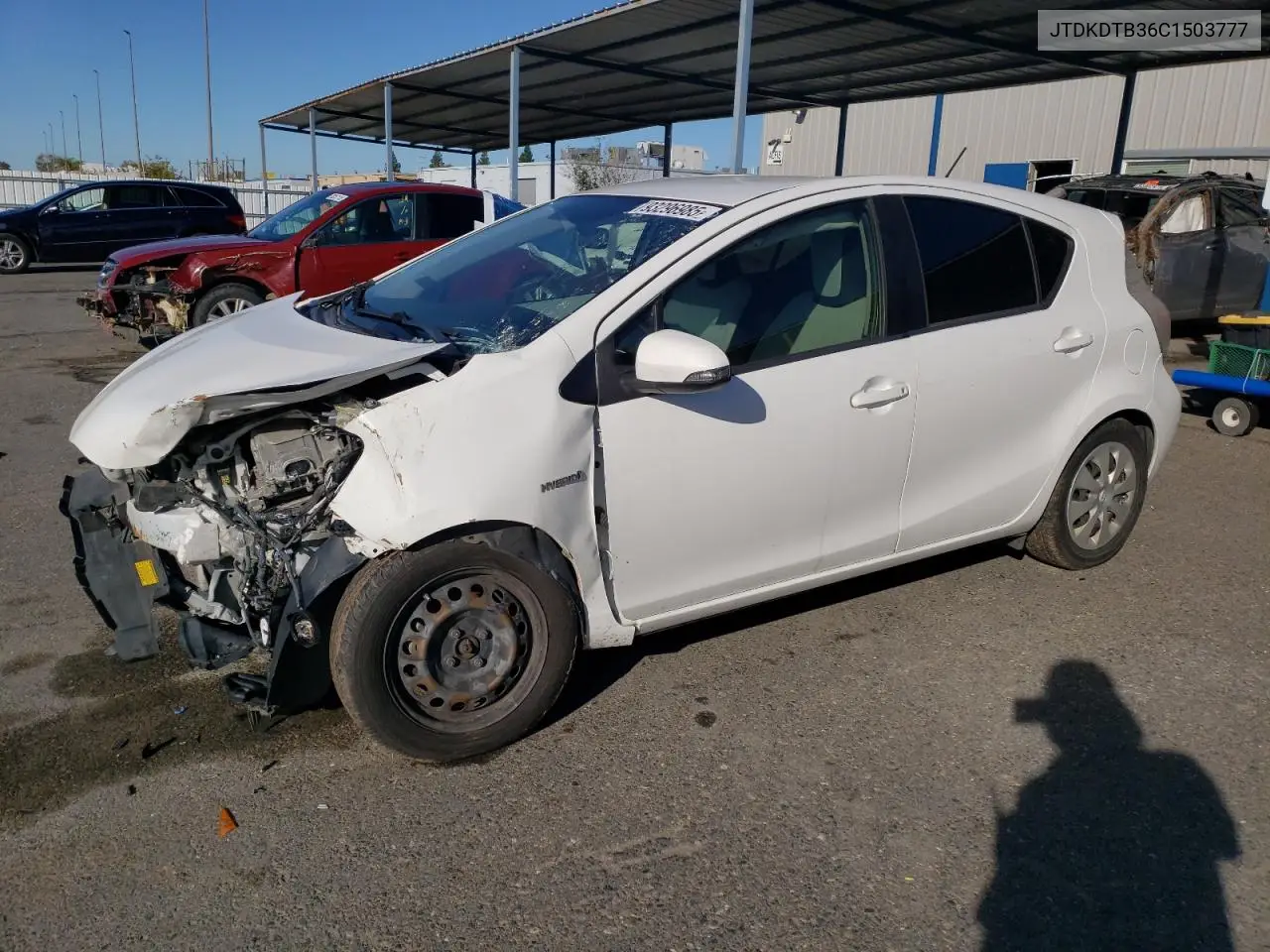 JTDKDTB36C1503777 2012 Toyota Prius C One