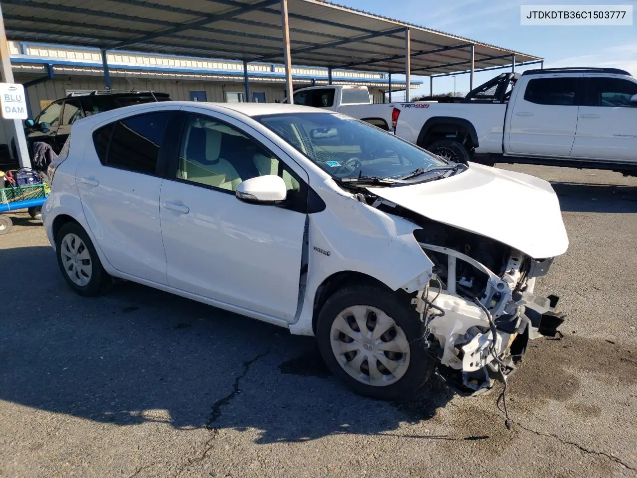JTDKDTB36C1503777 2012 Toyota Prius C One
