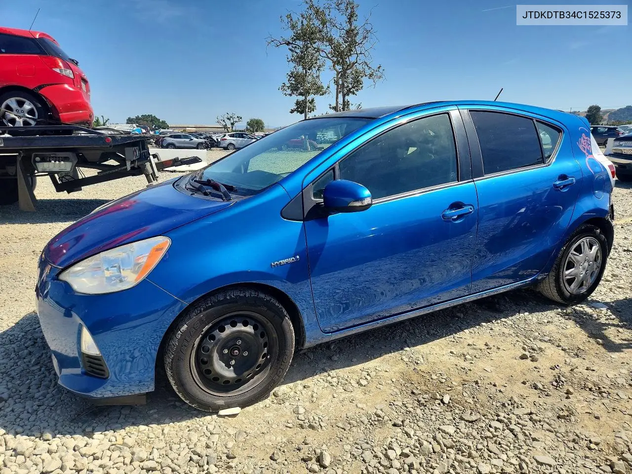 JTDKDTB34C1525373 2012 Toyota Prius C Two