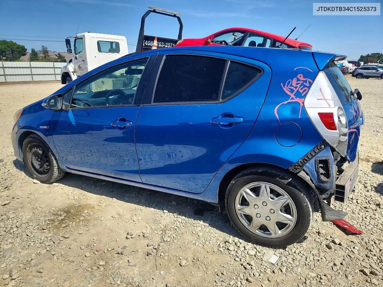 JTDKDTB34C1525373 2012 Toyota Prius C Two